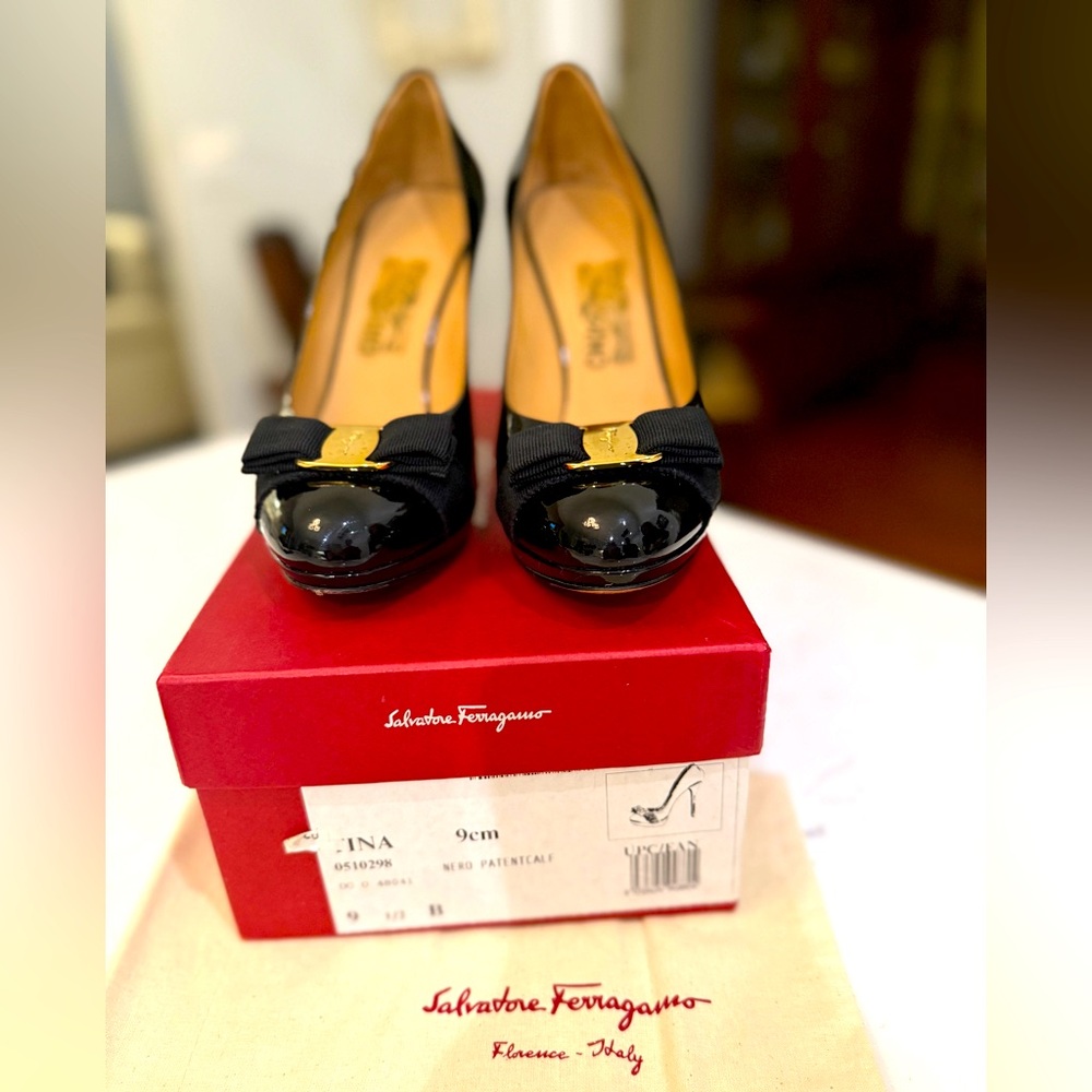Ferragamo Patent Leather Pump